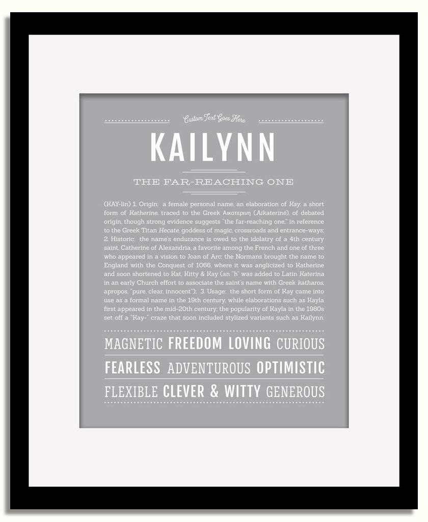 Frame Options | Sage | Black Frame, Matted