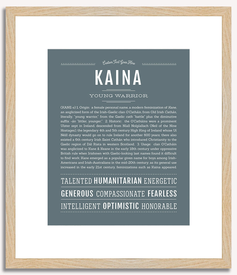 Kaina | Name Art Print