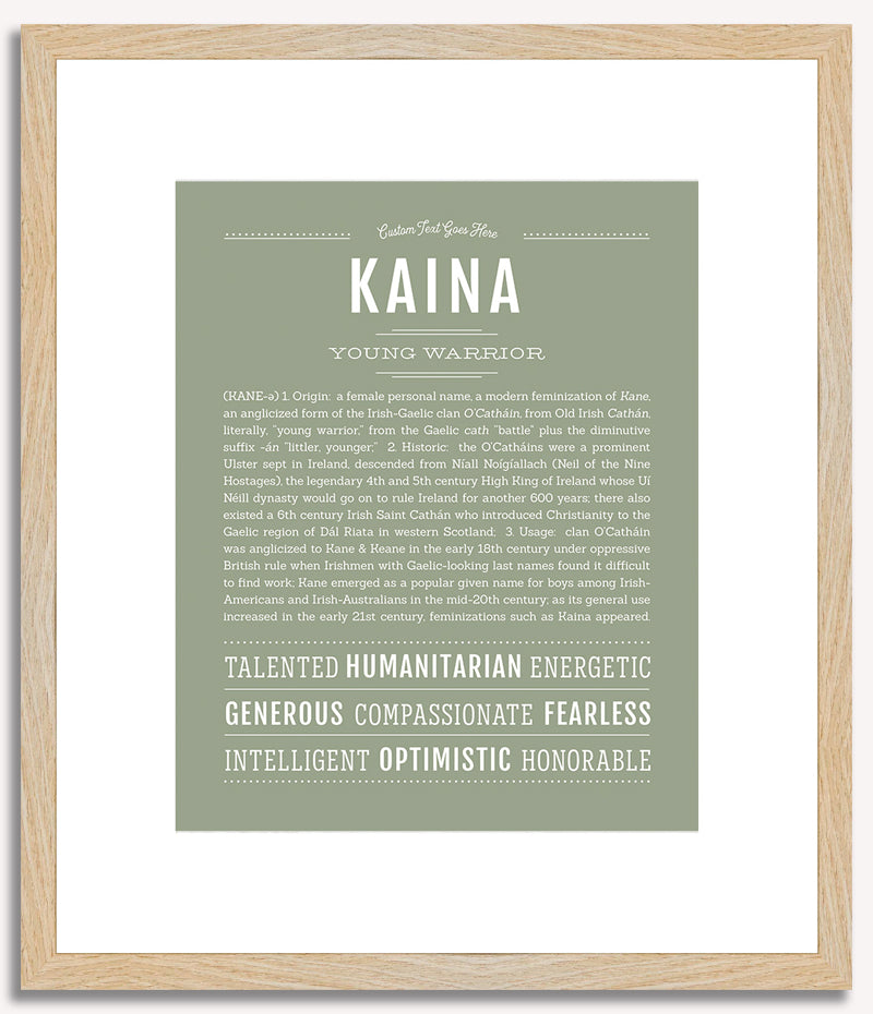 Kaina | Name Art Print