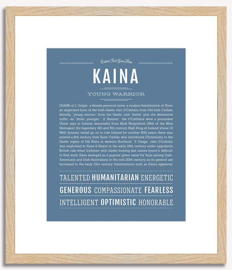 Kaina | Name Art Print