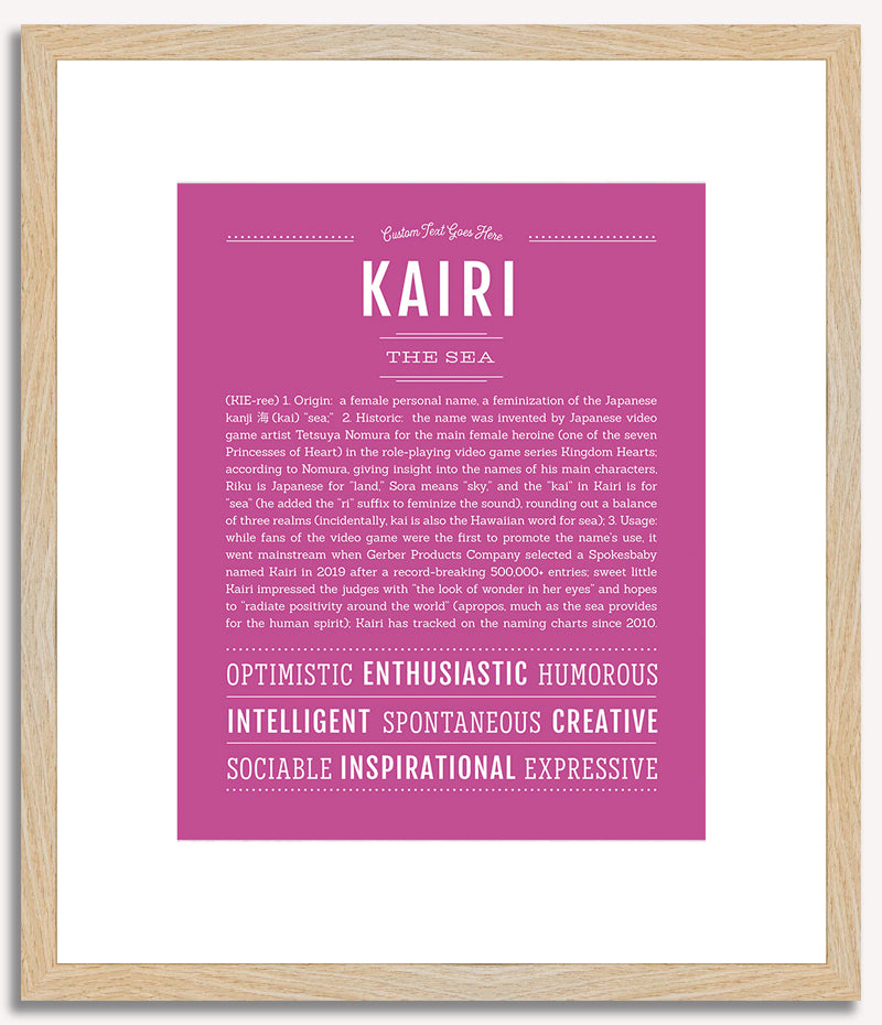 Kairi | Name Art Print