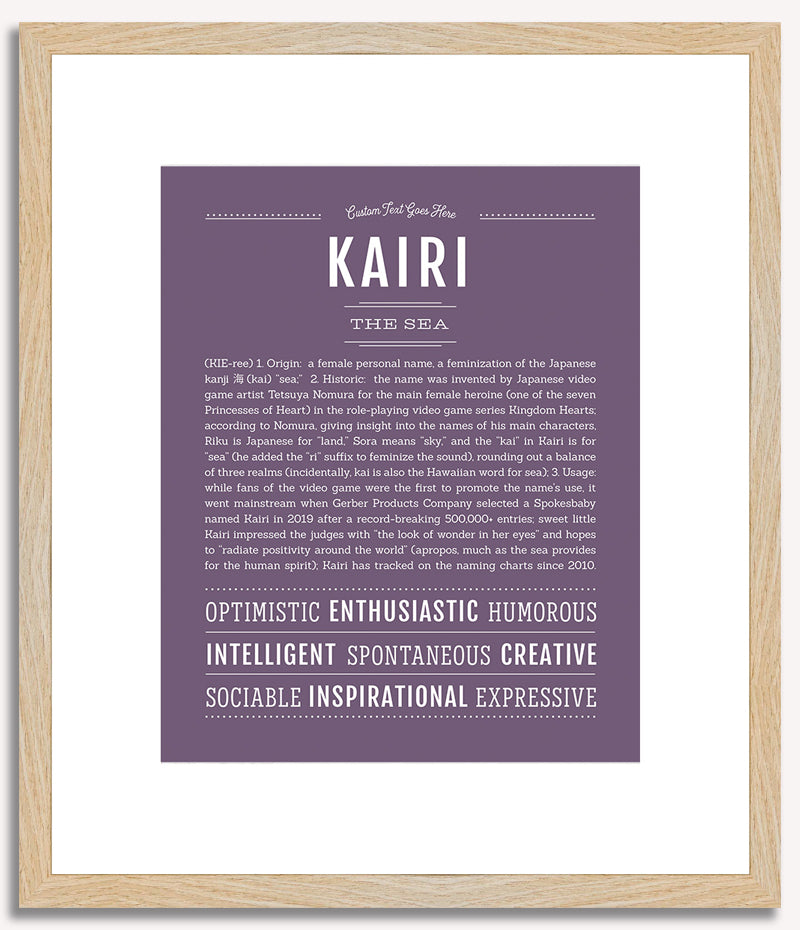 Kairi | Name Art Print