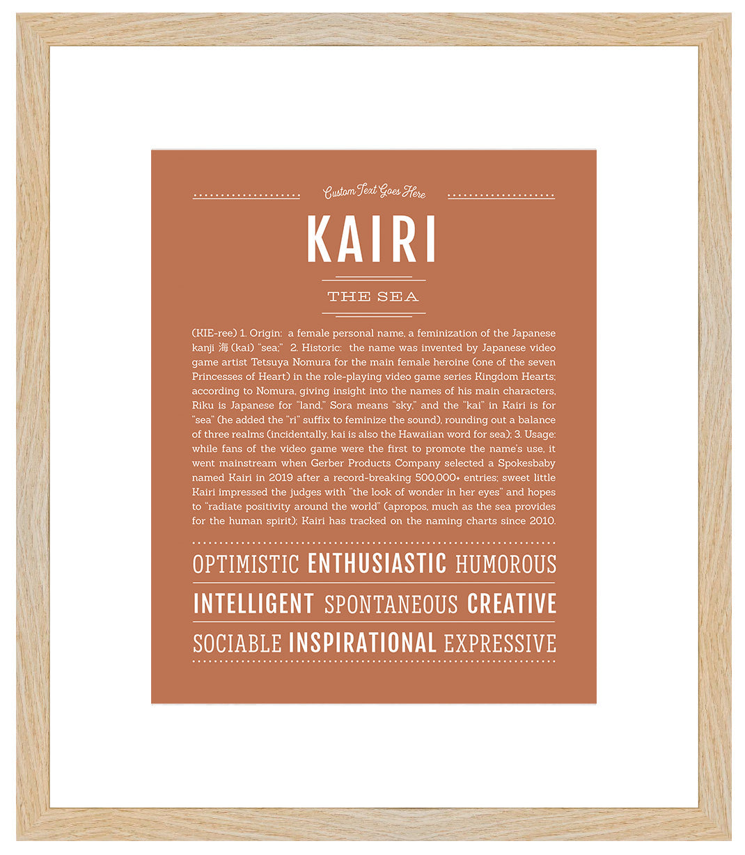 Kairi | Name Art Print