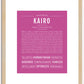 Kairo | Name Art Print