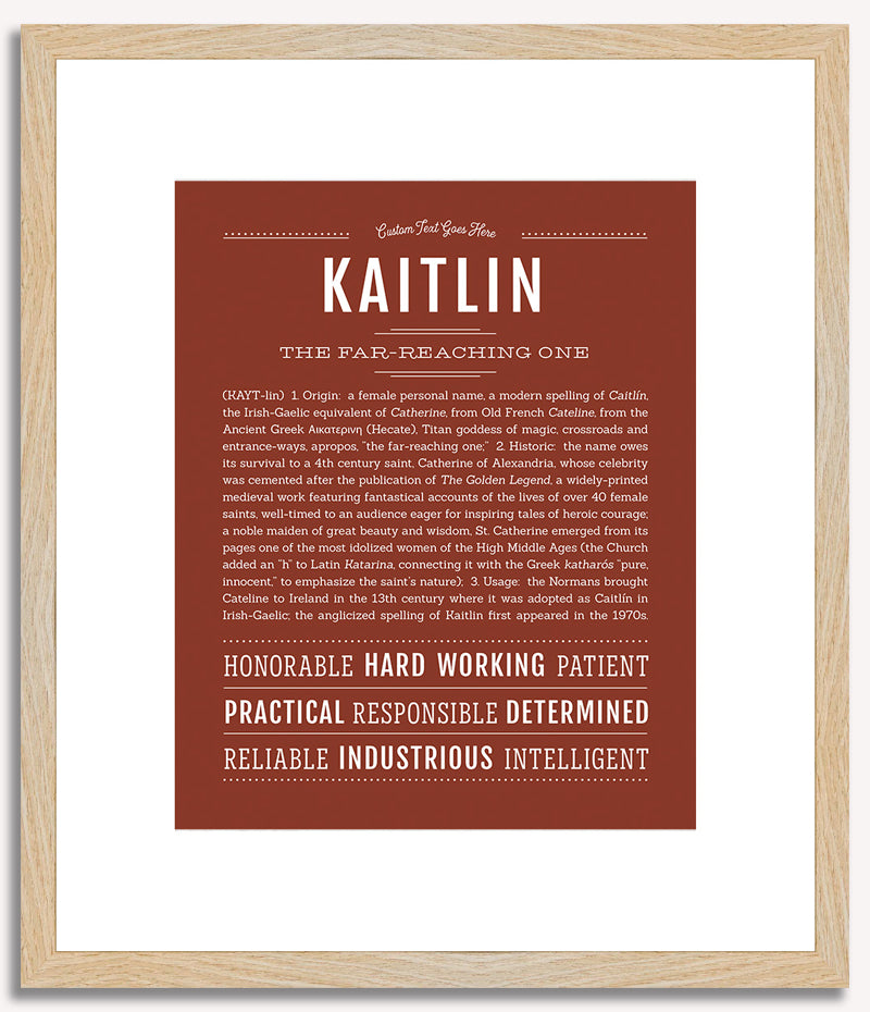 Kaitlin | Name Art Print