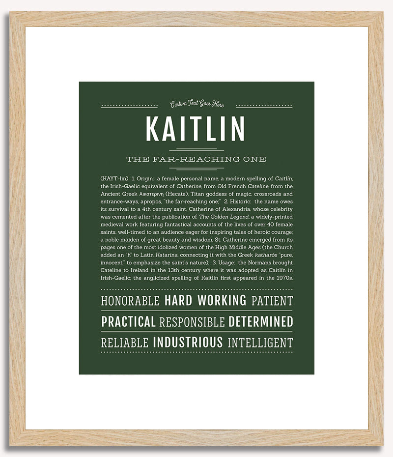 Kaitlin | Name Art Print