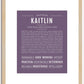 Kaitlin | Name Art Print