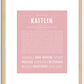 Kaitlin | Name Art Print