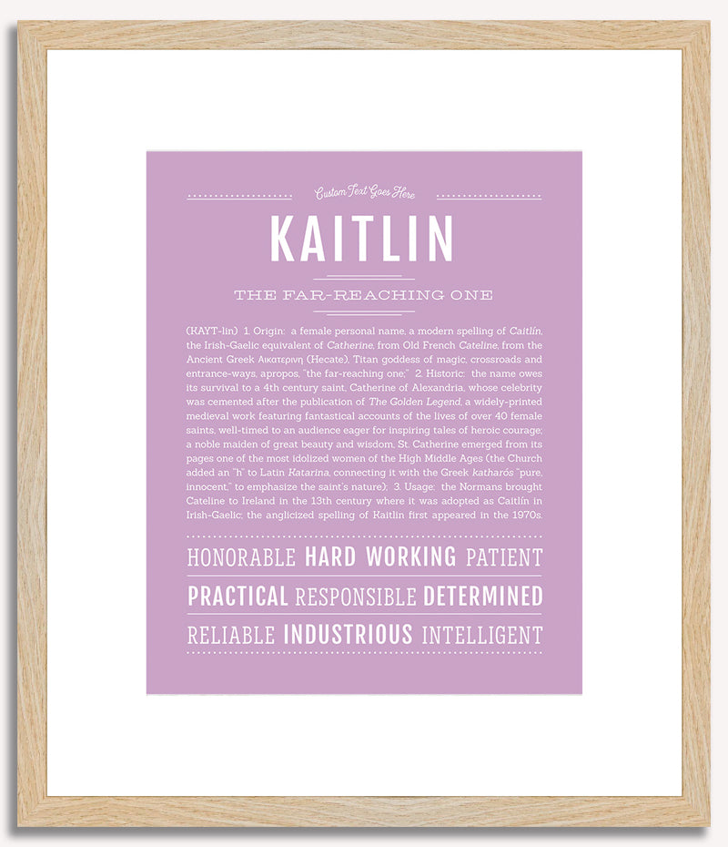 Kaitlin | Name Art Print