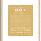 Kaitlin | Name Art Print