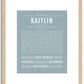 Kaitlin | Name Art Print