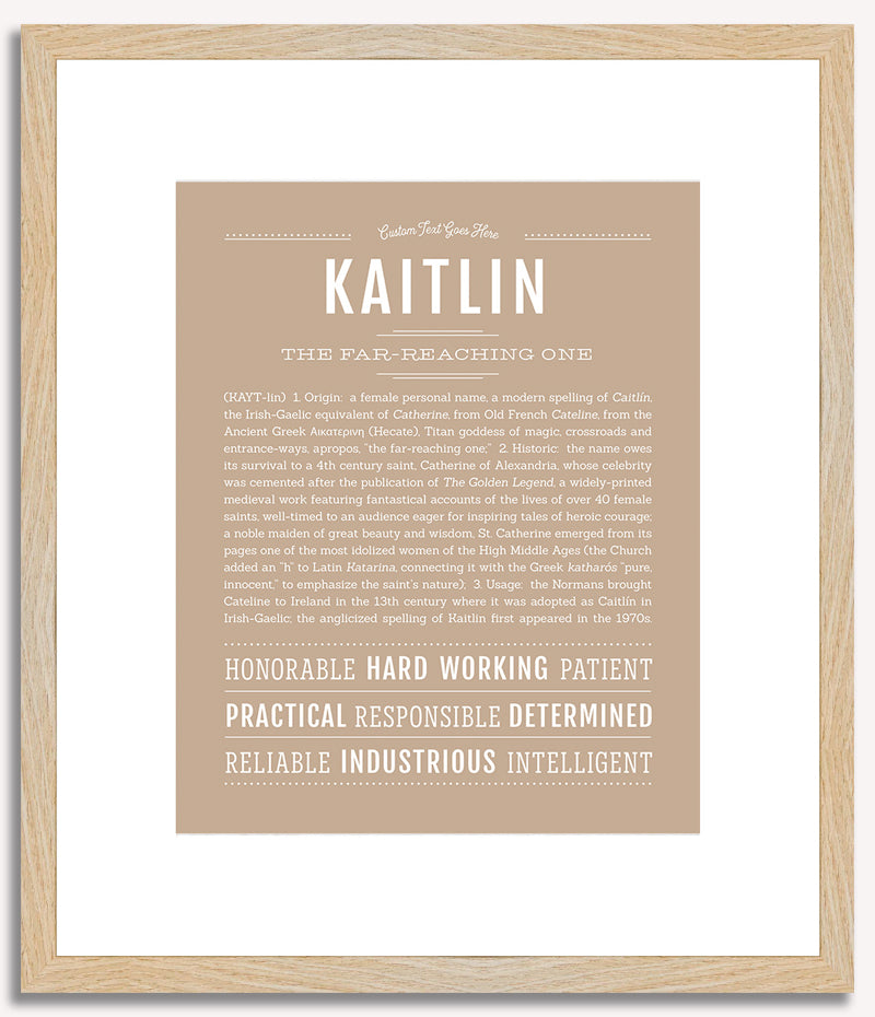 Kaitlin | Name Art Print