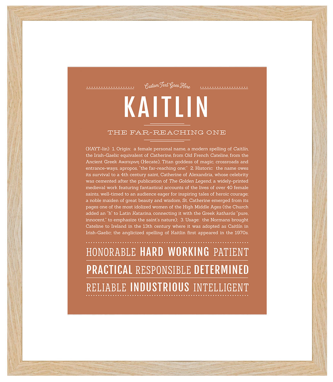 Kaitlin | Name Art Print