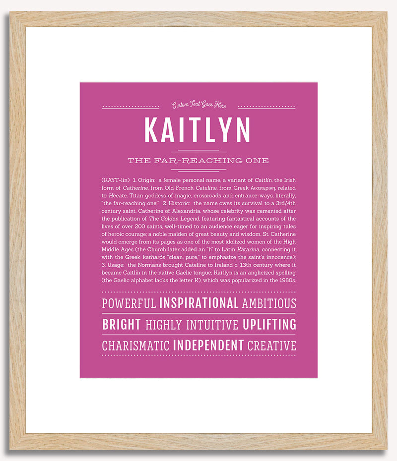 Kaitlyn | Name Art Print