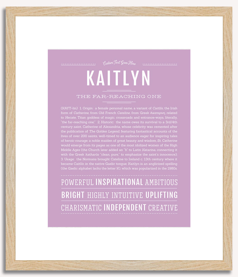 Kaitlyn | Name Art Print