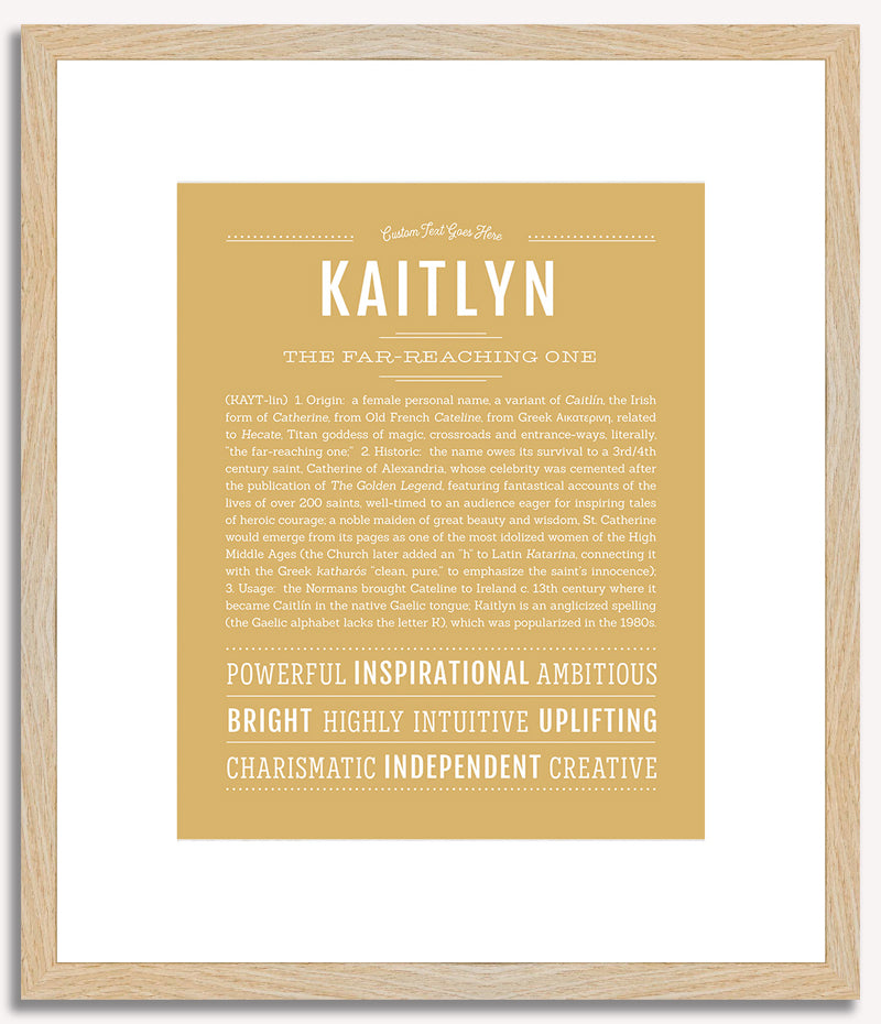 Kaitlyn | Name Art Print