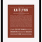 Kaitlynn | Name Art Print