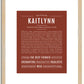 Kaitlynn | Name Art Print