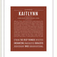 Kaitlynn | Name Art Print