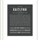 Kaitlynn | Name Art Print