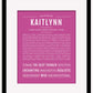 Kaitlynn | Name Art Print