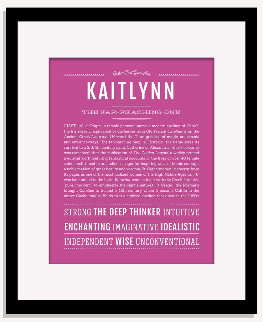 Kaitlynn | Name Art Print