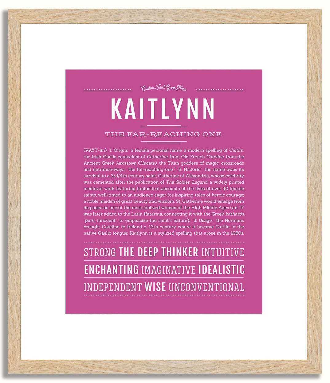 Kaitlynn | Name Art Print