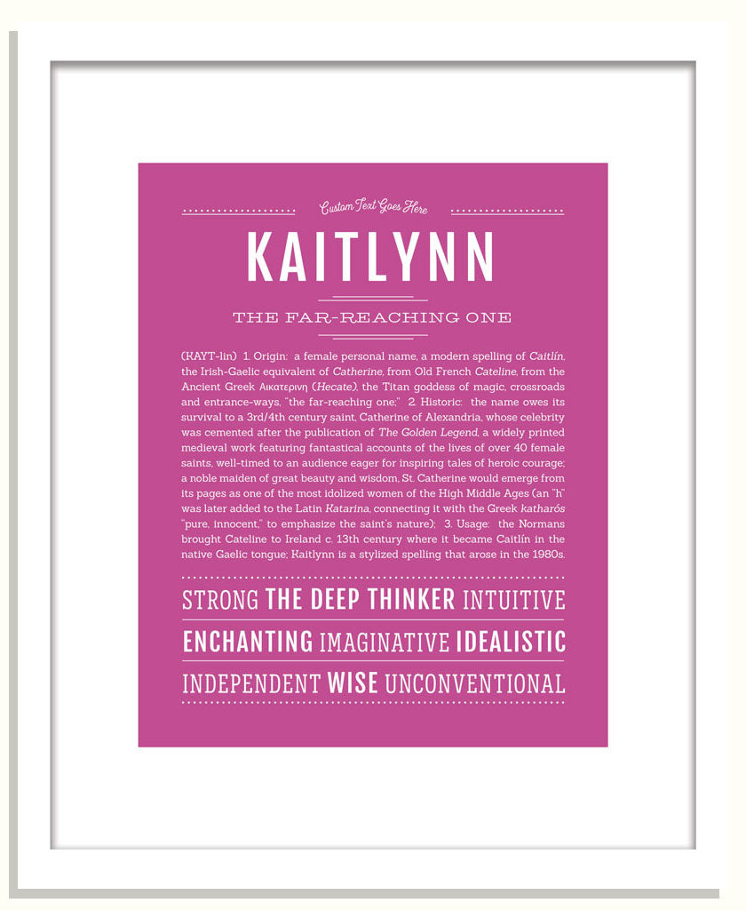 Kaitlynn | Name Art Print