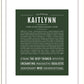 Kaitlynn | Name Art Print