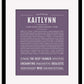 Kaitlynn | Name Art Print