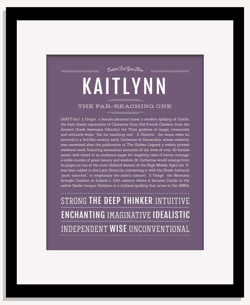 Kaitlynn | Name Art Print