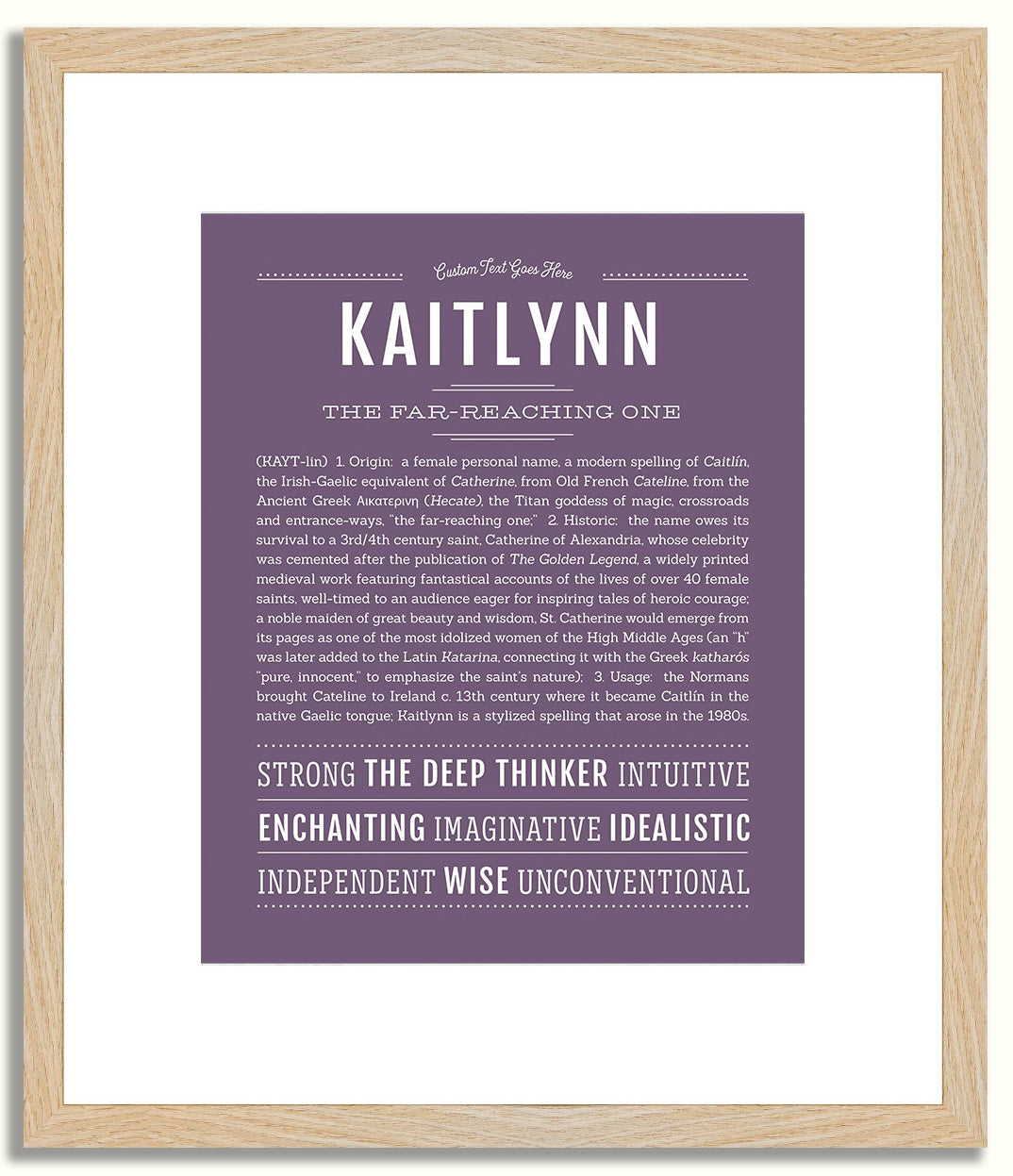 Kaitlynn | Name Art Print