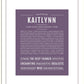 Kaitlynn | Name Art Print