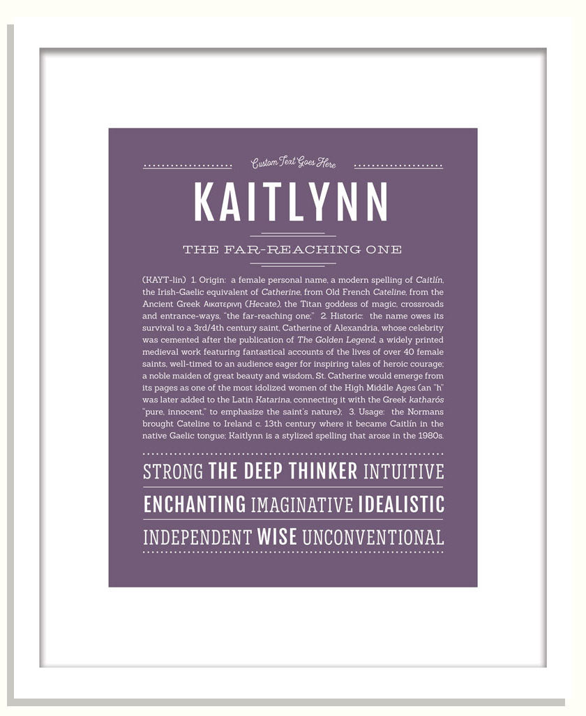 Kaitlynn | Name Art Print