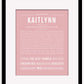 Kaitlynn | Name Art Print