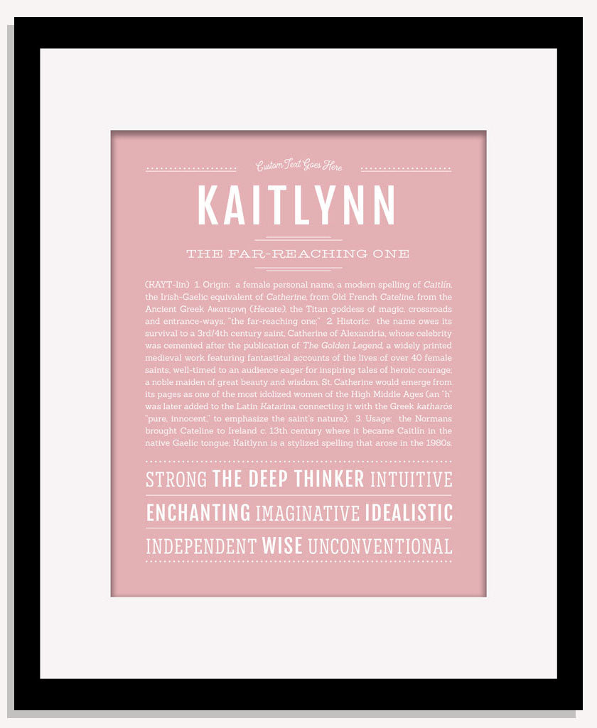 Kaitlynn | Name Art Print