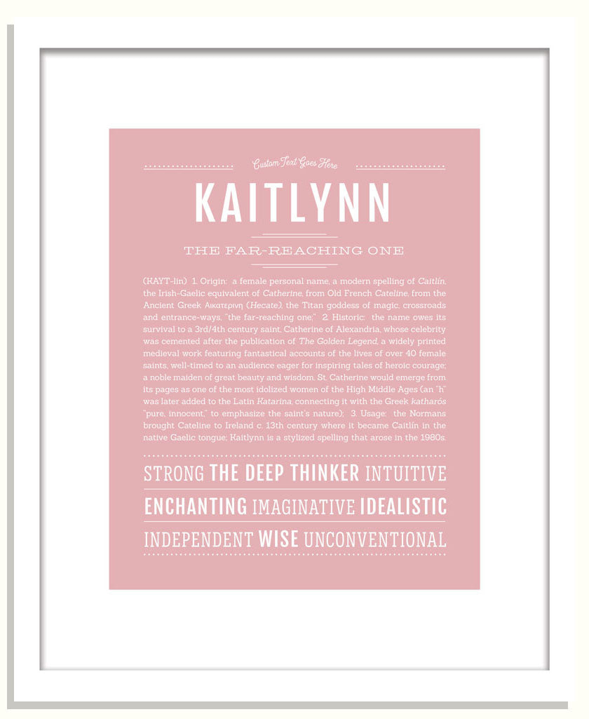 Kaitlynn | Name Art Print