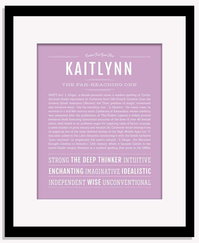 Kaitlynn | Name Art Print