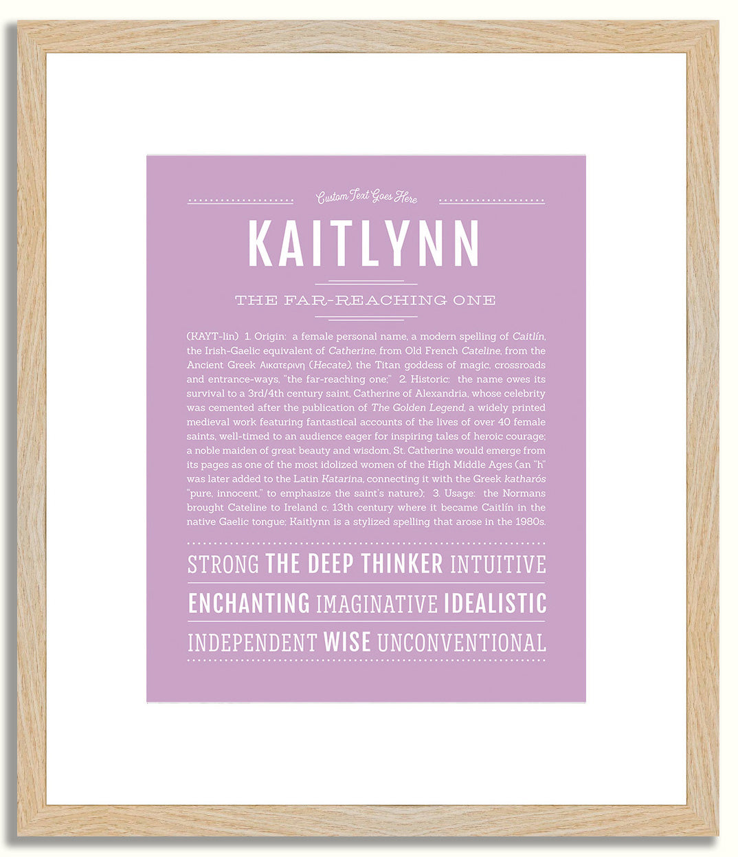 Kaitlynn | Name Art Print