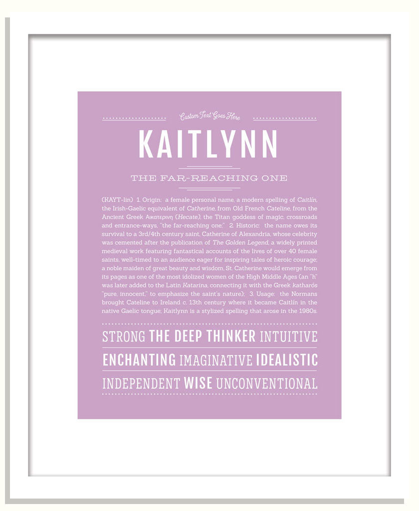 Kaitlynn | Name Art Print