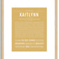 Kaitlynn | Name Art Print