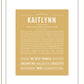 Kaitlynn | Name Art Print