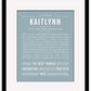 Kaitlynn | Name Art Print