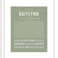 Kaitlynn | Name Art Print