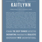 Frame Options | Steele Blue | White Frame, Matted