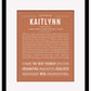 Kaitlynn | Name Art Print