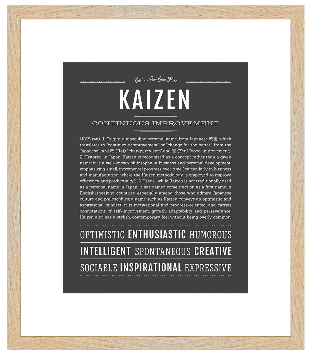 Frame Options | Charcoal Gray | Maple Frame, Matted