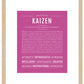 Frame Options | Dark Pink | Maple Frame, Matted