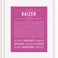 Frame Options | Dark Pink | White Frame, Matted