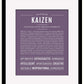 Frame Options | Deep Purple | Black Frame, Matted